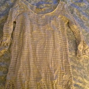 American eagle cream dress